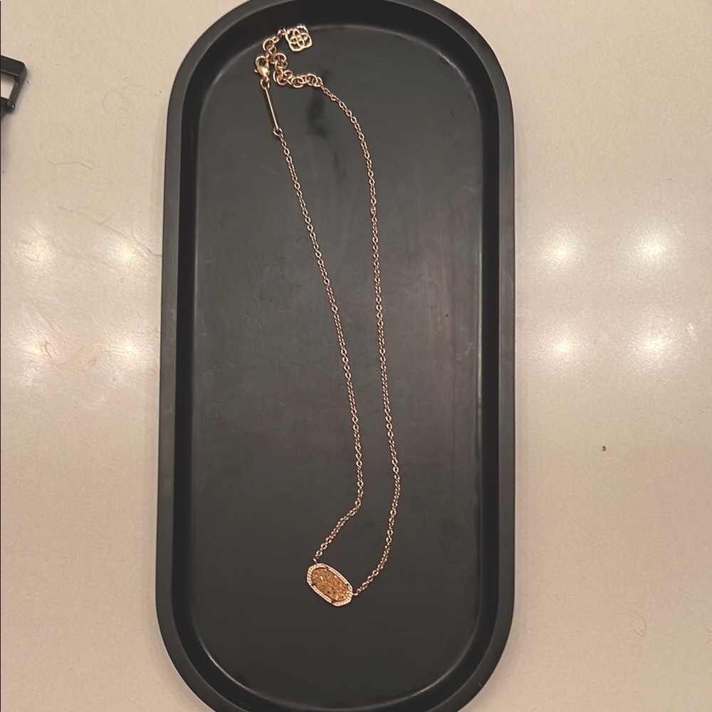 Kendra Scott Bronze Pendant Necklace